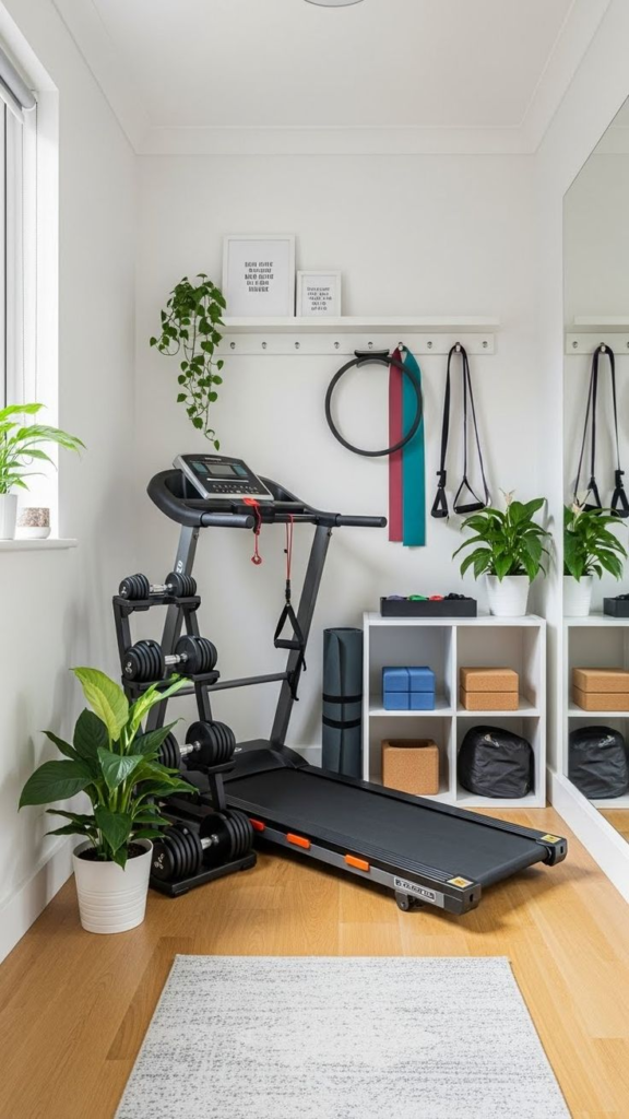 Stylish Small Home Gym Ideas You’ll Love Working Out In Image 25 576x1024