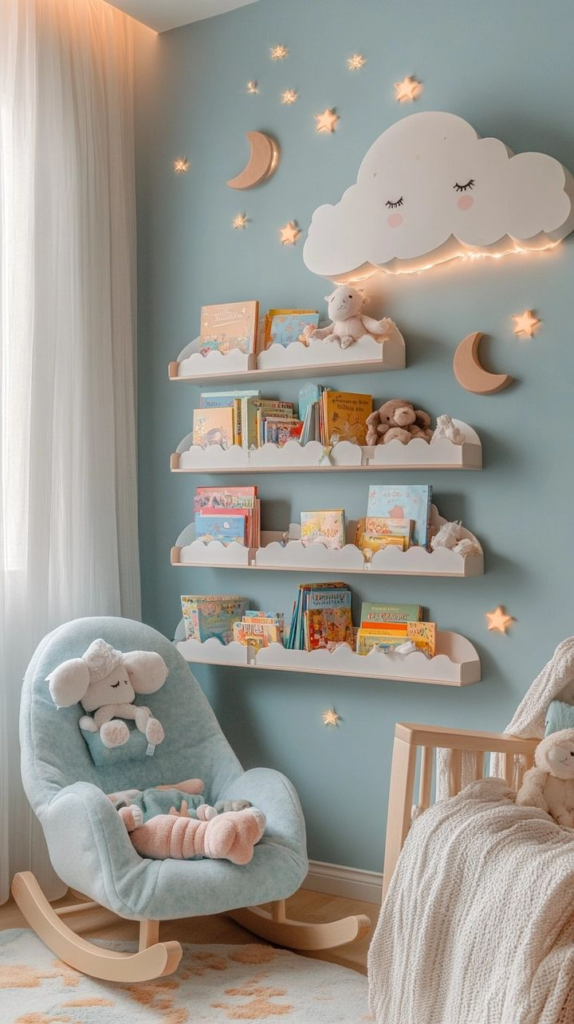 Nursery Room Decorating Ideas to Create a Dream Baby Room Image 30 574x1024