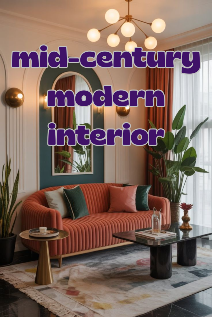 Mid-Century Modern Interior Design Ideas for a Stylish Home Mid Century Modern Interior 683x1024