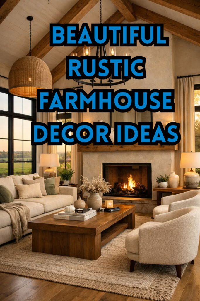 Beautiful Rustic Farmhouse Decor Ideas 683x1024