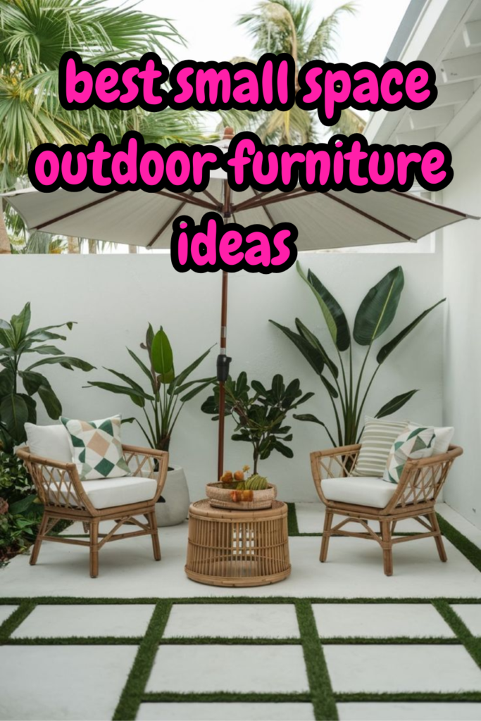 best small space outdoor furniture ideas