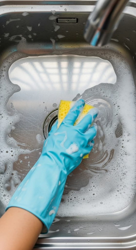 How to Clean a Bathroom Sink Drain Naturally and Easily Image 1 559x1024