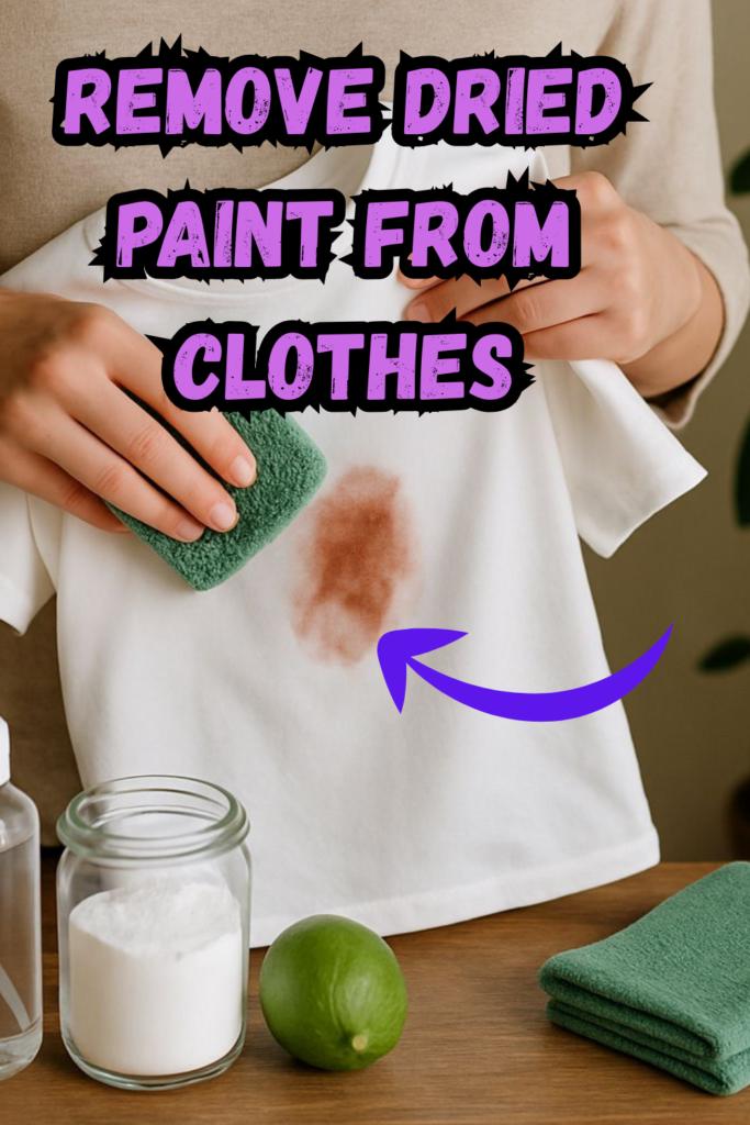 Removing Dried Paint from Clothes: Simple Tricks That Actually Work Remove Dried Paint From Clothes 683x1024