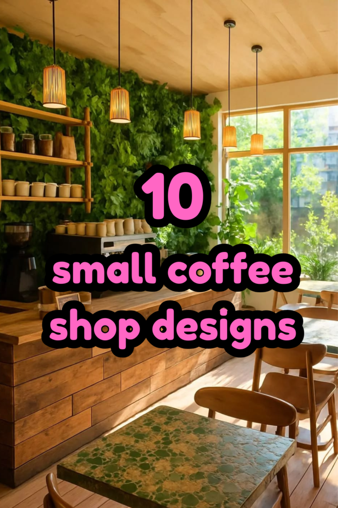 10 small coffee shop designs